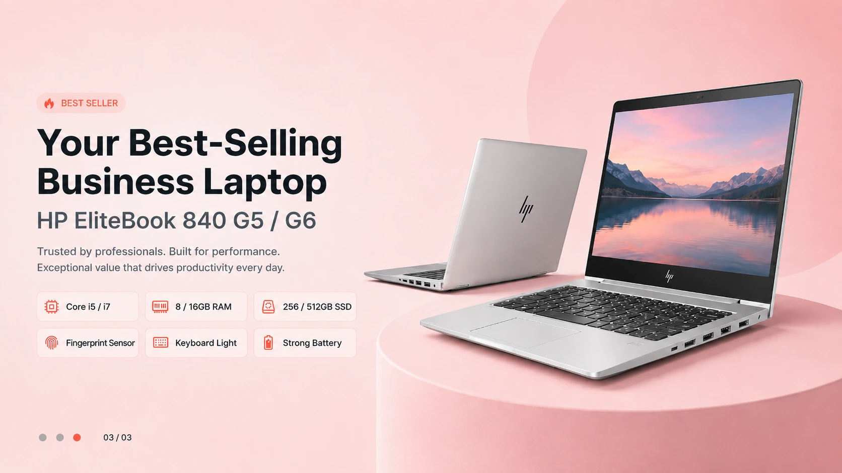 Best selling model banner 3